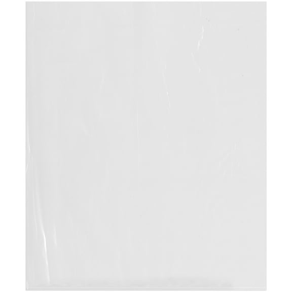 Plymor 20" x 24" (Pack of 10), 4 Mil Flat Open Clear Plastic Poly Bags