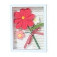 thumbnail image 2 of Handmade Knitted Flower Photo Frame Wooden Desktop Ornament Decorative For Home, 2 of 5