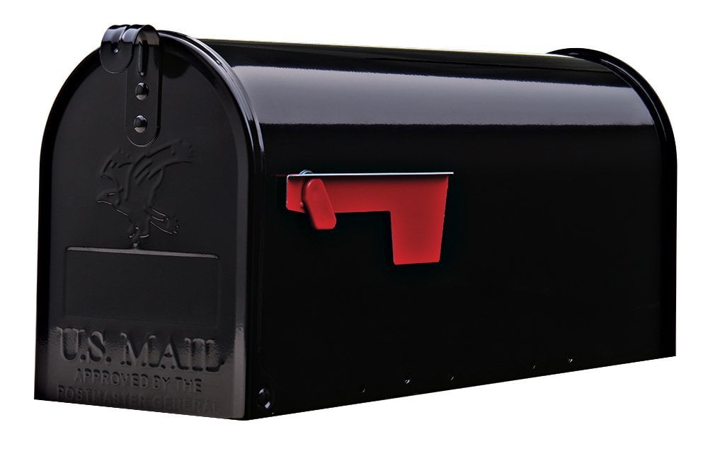 Postal Pro Carlton Post-Mount T2 Mailbox Heavy Duty Steel Construction Black New
