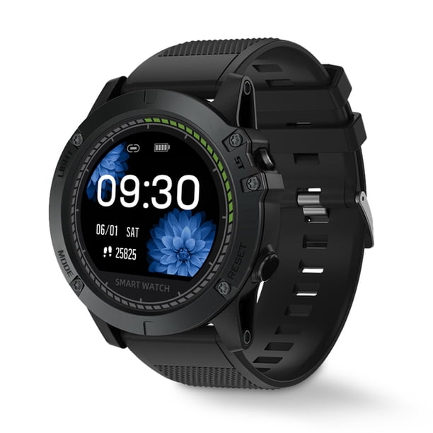Reloj deportivo inteligente digital para exteriores con monitor de presión arterial y frecuencia cardíaca