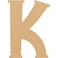 thumbnail image 1 of Unfinished MDF 6'' Tall Lemon Spark Letters DIY K, Paintable Craft, 1 of 3
