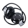 thumbnail image 1 of Around Head Headset, Support Micro Storage Card  Headphone Foldable Black  for Running, 1 of 7
