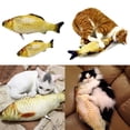 thumbnail image 2 of Plush Animal Toy Lifelike Stuffed Fish Catnip Toy for Cat & Kitten, 2 of 7