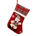 thumbnail image 2 of Oversized Plush Doll Christmas Stocking Gift Bag, Large Capacity Candy Treat Sack with Hanging Loop for Fireplace Mantel, Christmas Tree, Doorway and Holiday Party Display, Soft Plush Home Decor, 2 of 6