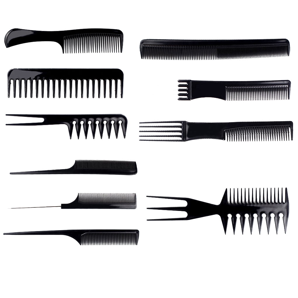 Best Choice 10pcs/set Styling Comb Home Salon Barber Shop Wide Tooth ...