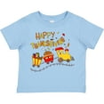 thumbnail image 3 of Inktastic Happy Thanksgiving Turkey Train with Food Boys or Girls Toddler T-Shirt, 3 of 5