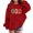 Red, variant on WOYY Toddler Girls Graphic Hoodie God Print Hooded Sweatshirt Casual Sport Pullover Top