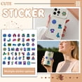 thumbnail image 3 of Decorr 50PCS Neon Soccer Stickers, 1.97" Waterproof Soccer Themed Doodle Decals, Vinyl Neon Football Stickers for Water Bottles, Laptop, Luggage & Car Decor, 3 of 7