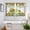 Green Yellow, variant on Sunflowers Kitchen Curtains Window Panels, Spring Farmhouse Country Truck Floral Black Plaid Insulated Window Treatment Curtain, Grommet Curtains for Bedroom/Living Room/Bathroom, 2 Piece 42"Wx45"L
