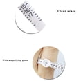 thumbnail image 3 of Ring Sizer Adjuster, Plastic Ring Sizers for Loose Rings, 24 in Measuring Strip, Us Sizing increments, Magnifier Marker, White, 1 Pc, 3 of 7