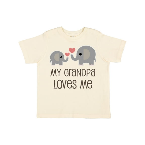 Inktastic My Grandpa Loves Me Boys or Girls Toddler T-Shirt