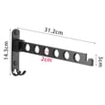 thumbnail image 2 of Perchero plegable para ropa, colgador de pared retráctil JOOM, 2 of 8