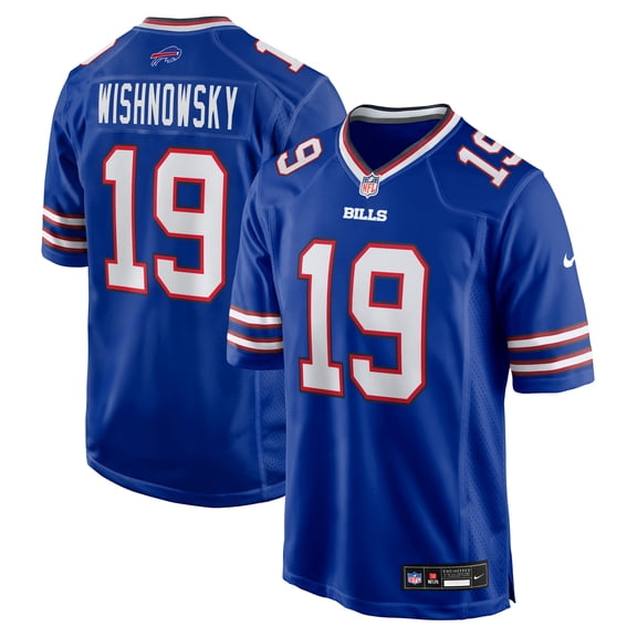 Men's Nike Mitch Wishnowsky Royal Buffalo Bills Team Game Jersey