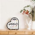 thumbnail image 6 of First Mom Now Grandma Customized Plaque, Personalized Mothers Day Birthday Gifts for Mom Grandma, Grandmas Garden Decor with Names, Custom Birth Moth Flower Wooden Sign Frame Craft, 6 of 8