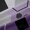 Purple, variant on Erosebridal Abstract Honeycomb Hexagon Black Out Curtains,Gradient Minimalist Geometric Square Curtains Pack of 2 (42x63 Each) For Teens Boys Girls,Black Blue