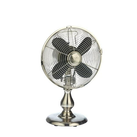 - Classic Metal Collection Stainless Table Fan