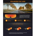 thumbnail image 4 of Polarized Sunglasses Fit Over Prescription Glasses for Men Women Flip Up Shield Lens Driving Shades, 4 of 7