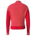 thumbnail image 2 of Valentines Sweaters for Women Color Block Heart Print High Neck Knit Sweater Slim Fit Long Sleeve Pullover for Fall Winter Season RD2 XL, 2 of 6