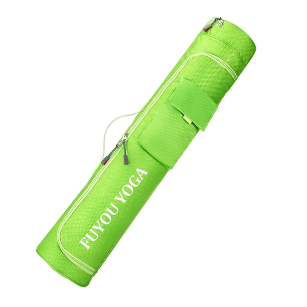 Guardurnaity Bolsos de la estera de la yoga de AssortedColor para las mujeres con el bolso ajustable de la estera de la yoga de la prenda Envolturas para manijas de equipaje Verde