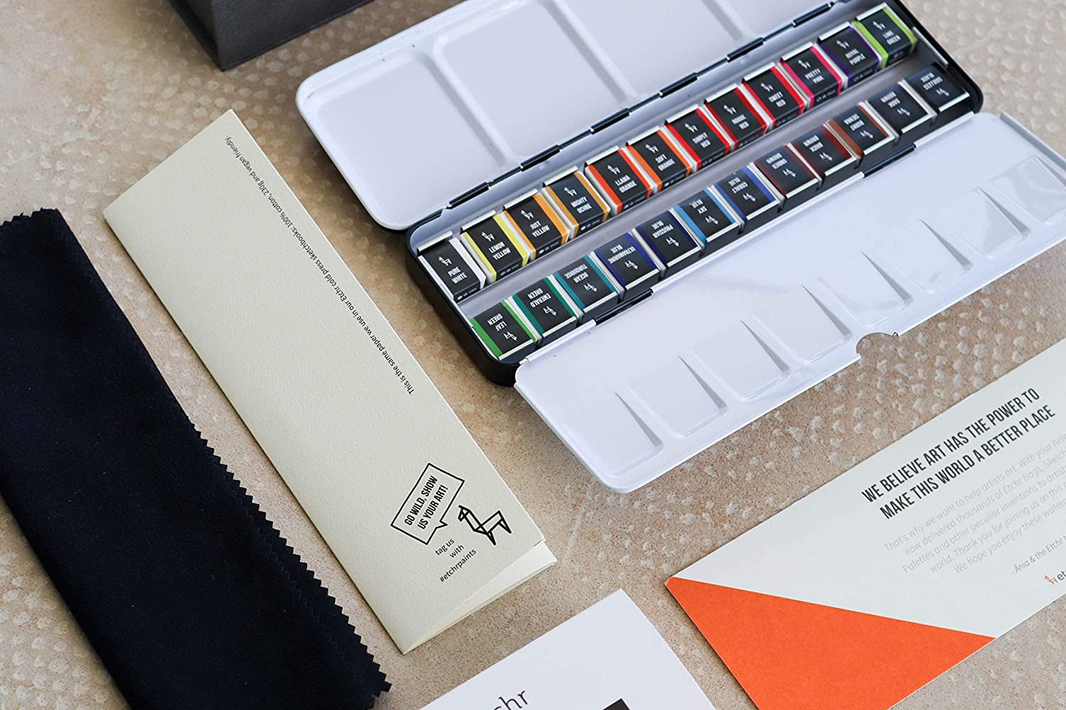 Etchr Student Watercolor 24 Half Pans (1029)