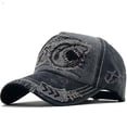 thumbnail image 1 of Gorra de béisbol de algodón con bordado de tiburón (55-60 cm) ZefeiWu 8390605557910, 1 of 1