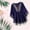 bleu, variante sur UANWENN Haut pour Femmes Style Bohème Brodé T-Shirt Montrant Mince Longueur Mi-Longue Haut Ample Manches Longues Col Roulé Tee-Shirt Manches Longues pour Femmes Course