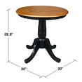 thumbnail image 3 of International Concepts 3 Piece Dining Set in Black and Soft Cherry, 3 of 5