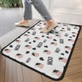 thumbnail image 4 of White Cow Black Spot Moo Pattern Door Rugs,Washable Non Slip Door Mats Indoor,Decorative Door Mats,Entry Mat Indoor for Entrance,Bedroom,Kitchen,Bathroom,30"x17", 4 of 6
