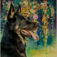 thumbnail image 2 of CafePress - German Shepherd Painting - Canvas Lunch Bag with Strap Handle, 2 of 2