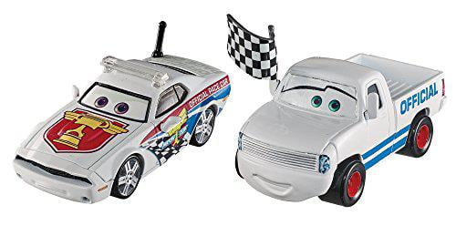 disney pixar cars character car race starter & pace car vehicle, 2 pack ...