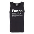 thumbnail image 2 of Wild Bobby,Funpa Like A Regular Grandpa Only Way Cooler, Father's Day, Men Graphic Tank Top, Black, Medium, 2 of 3