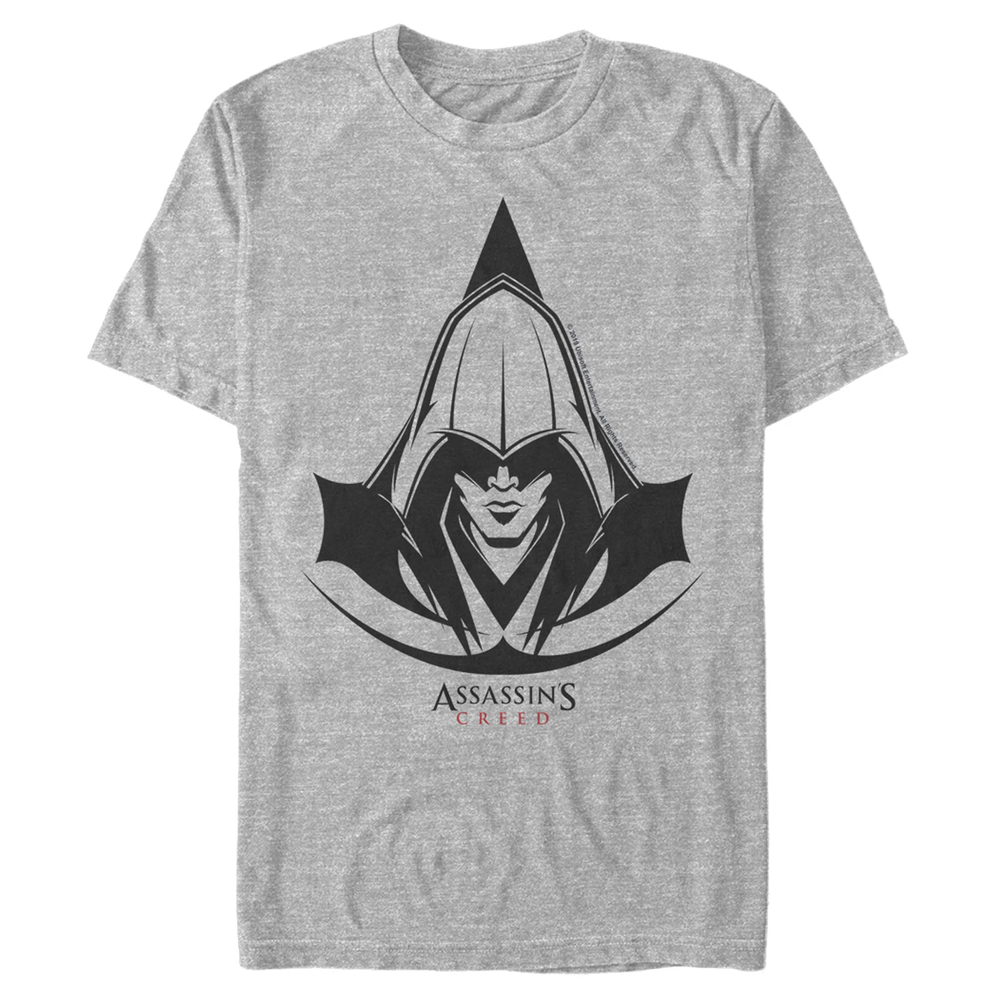 American Brotherhood of Assassins Red Logo Creed Gamer Black T-shirt