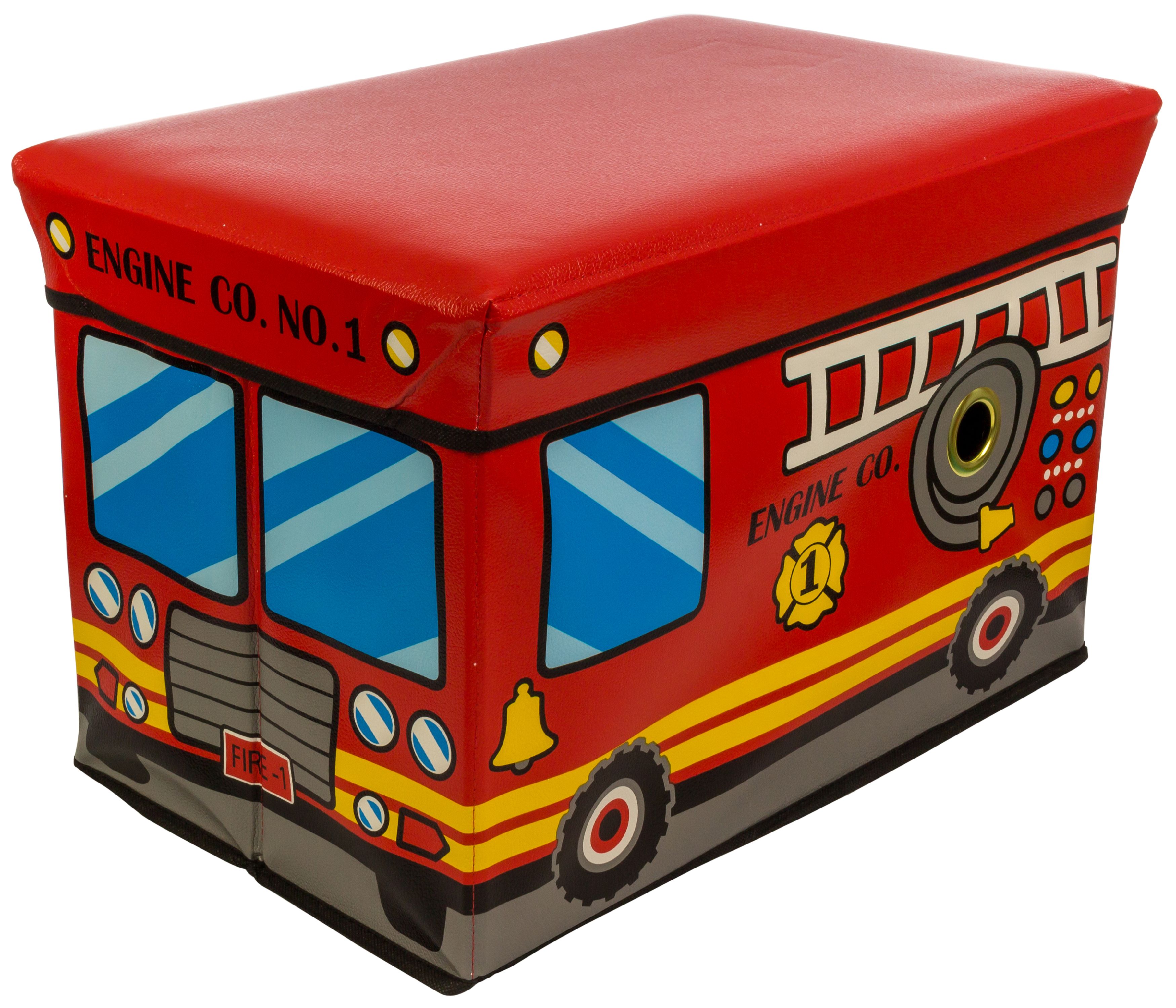 Kidoozie Fire Engine Toy Box