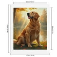 thumbnail image 2 of Paint by Numbers Kit for Adults, Golden Retriever Autumn Lake Scene Paint by Numbers, Easy Paint by Numbers Kit for Adults Beginner, DIY Adult Paint by Number Kits on Canvas, 12x16in Home Decor, 2 of 7