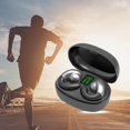 thumbnail image 4 of Auriculares con clip V5.3 Pantalla LED Auriculares estéreo ergonómicos para juegos para todos los inteligentes Negro, 4 of 7