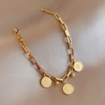 thumbnail image 2 of bracelet Rond en Acier Titane Tendance style Coréen pour Étudiants et Copines, 2 of 6