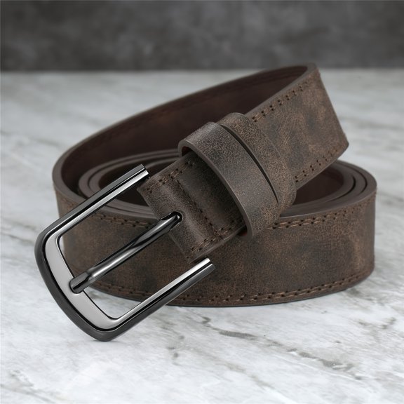 1pc 3.5 Wide Men'S Patchwork Alloy Buckle Individual Easy Belt Jeans Trousers Belt Sports Travel Belt Daily Decor All-Match Belt
