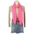 thumbnail image 2 of INSPIRAR CHIC Bufanda de Chiffon Sólido para Mujeres Ligera Suave Sheer Larga Envoltura para la Cabeza Chal Bufandas Rosa 68.9x27.6 pulgadas, 2 of 7