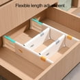 thumbnail image 2 of Eoperou Telescopic Divider Plate Fitted Shelf Dividers Closet Organization Classification Partitions Closet Organizer Wood Shelf And Cabinets Closet Storage Separator, 2 of 8