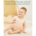 thumbnail image 5 of PurComfy SuperSoft Short Sleeve Toddler Pajama Set, 4-Piece Bamboo Viscose Unisex Sleepwear, Baby Boys Girls Sung Fit Summer Clothes, 5 of 9