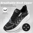thumbnail image 4 of Ecetana Women's Walking Tennis Shoes Non-Slip Breathable Mesh Athletic Workout Sports Sneakers, 4 of 8