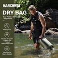 thumbnail image 2 of MARCHWAY Mochila flotante impermeable con bolsa seca de 5 L/10 L/20 L/30 L/40 L con tapa enrollable que mantiene el equipo seco para kayak, rafting, canotaje, natación, camping, senderismo, pesca en l, 2 of 8