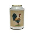 thumbnail image 1 of Vintage Rooster on Floral Background - Chicken Farm Animal Bird Can Cooler Drink Insulator Beverage Insulated Holder, 1 of 1