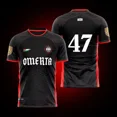 thumbnail image 3 of T-Shirt de Fans de Boxe Omerta Été Impression 3D Sportwear 47 T-Shirt Vêtements Jersey Respirant Col Rond Manches Courtes T-Shirt pour Enfants, 3 of 5