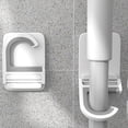thumbnail image 2 of Yuarrent Soporte de escoba autoadhesivo montado en la pared - Capacidad de carga de hasta 6 libras No se deforma fácilmente Abrazadera de pared Type1 NO1, 2 of 6