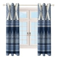 thumbnail image 4 of Bohemia 2pcs Blackout Curtains For Living Room Bedroom Grommet Top Window Set for Left And Right Biparting Open, 4 of 6
