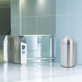 thumbnail image 6 of 50/70 L Tall Trash Can, Heavy Duty Stainless Steel Garbage Can with Push Lid, Outdoor Fingerprint-Proof Trash Bin with Removable Inner Metal Bucket for Commercial Use, 6 of 6