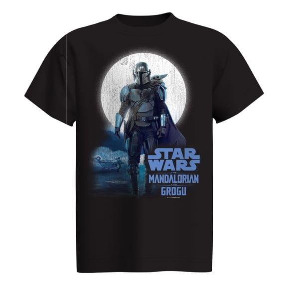 Star Wars Mandalorian Duo Poster Youth Graphic Tee (Unisex), XS to XL