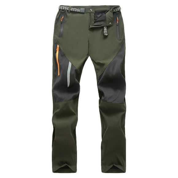 Ceisia Gift Men's Winter Casual Pants - Faddish Solid Patchwork Sports Zipper Pockets Trousers