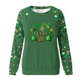 thumbnail image 5 of Happy St Patricks Day Shirt Women Dog Paw Print Sweatshirt Long Sleeve Crewneck Pullover St Patrick's Day Shamrock Graphic Shirts, 5 of 5